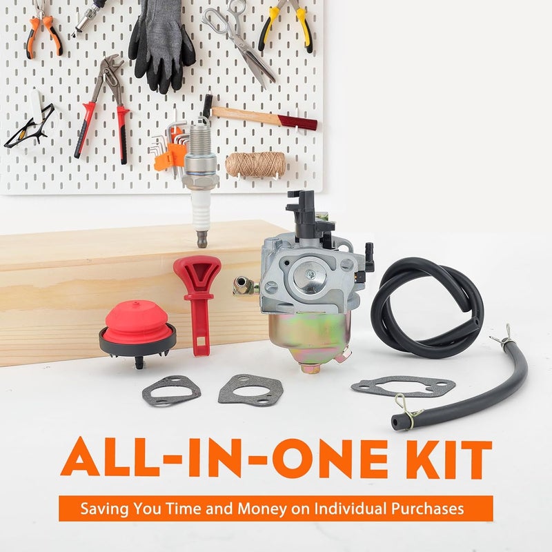 Hipa Storm 2620 2410 208cc Carburetor Kit for Troy Bilt Storm 2620 2410 2420 2690 Craftsman 208CC 179CC Snow Blower Thrower Parts Replace 951-12705 951-14027A HUAYI 165-SU Carb Kit With Ignition Key - Image 3